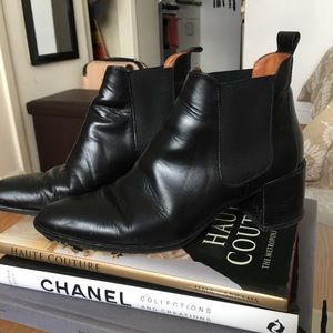 Everlane Black Heeled Boots
